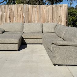🔥 MUST SELL THIS WEEKEND! HUGE U-Shape Modular Sectional & Ottoman | FREE Delivery 🚚