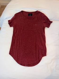 Small Red Speckled Short Sleeve T-Shirt