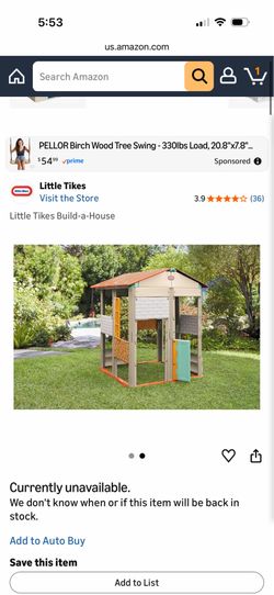 Little tykes build your own home