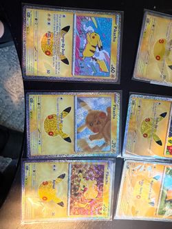 Pokémon 30th celebration TCG Pikachu Holo Card Lot