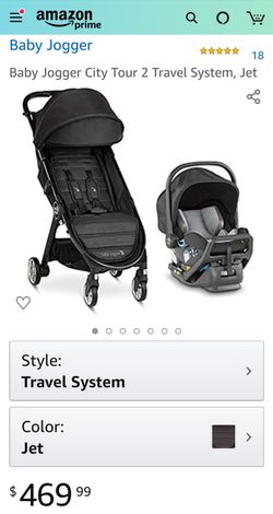 Baby Jogger City Tour 2 Travel System,  Jet