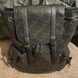 Gucci GG Embossed Backpack