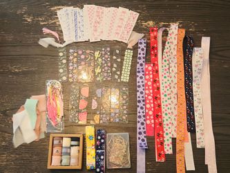 Bookmark Making Supplies Ribbon Tassels + More