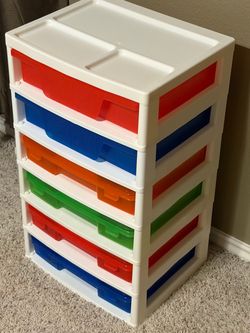 Colorful Plastic Storage Organizer
