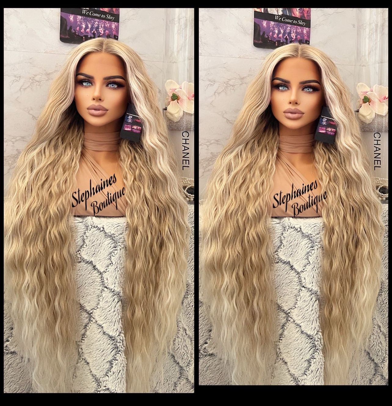 Human Hair Blended Lace Front Wig