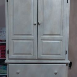 Solid wood armoire