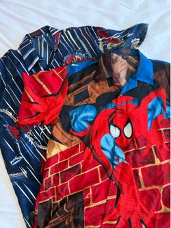 2 Spider button up! For $20 both are in Size: Large