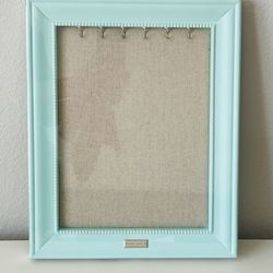 Hives and Honey Wood Linen Jewelry Frame