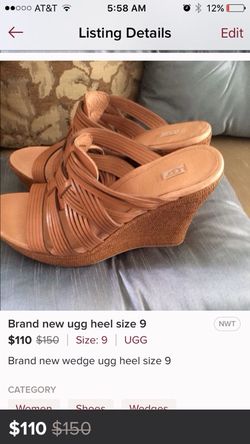 Brand new ugg wedge heel