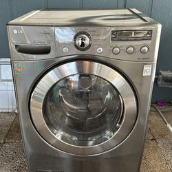 LG Front Load Washer And Lg Front Load Dryer with TrueSteam and Direct Drive technology