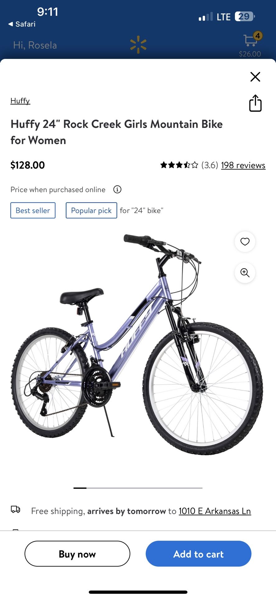 NEW Adult rakamlar Huffy Arlington 18