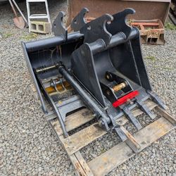 50 Series Mini Excavator Buckets / Thumb / Coupler