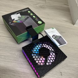 XBX Series X Cooling Fan Dust Proof with Auto Mode, for Xbox Series X Console with LED Lights, Built