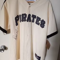 Authentic Cooperstown Pirate's Jersey Size L