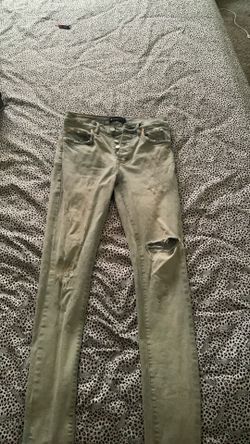 purple jeans