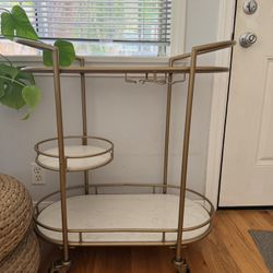Mid Century Modern Bar Cart