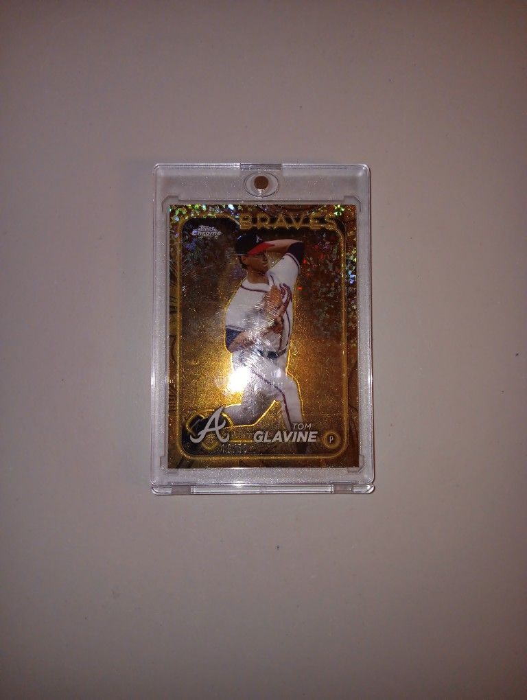 2024 TOPPS GOLD DIAMOND GILDED TOM GLAVINE /50