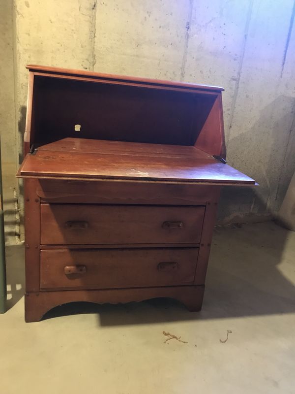 Vintage Desk With Drawers Fold Down For In Washington Township Vintage Desk With Drawers Fold Down For In Washington Township Nj Offerup