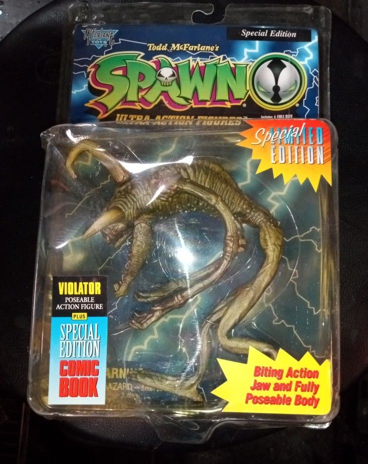Spawn Violator Figurine With Special Limited Edition Comic Book