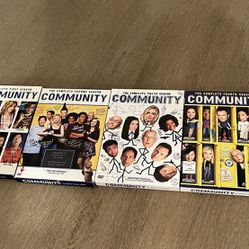 Community DVDs Seasons 1-4