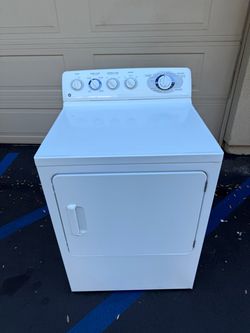 GE White Front-Load Electric Dryer