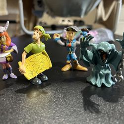 Scooby Doo Action Figures Shaggy Thelma Fred And Phantom Ghost