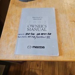 2002 Mazda Protege 5 Owner's Manual