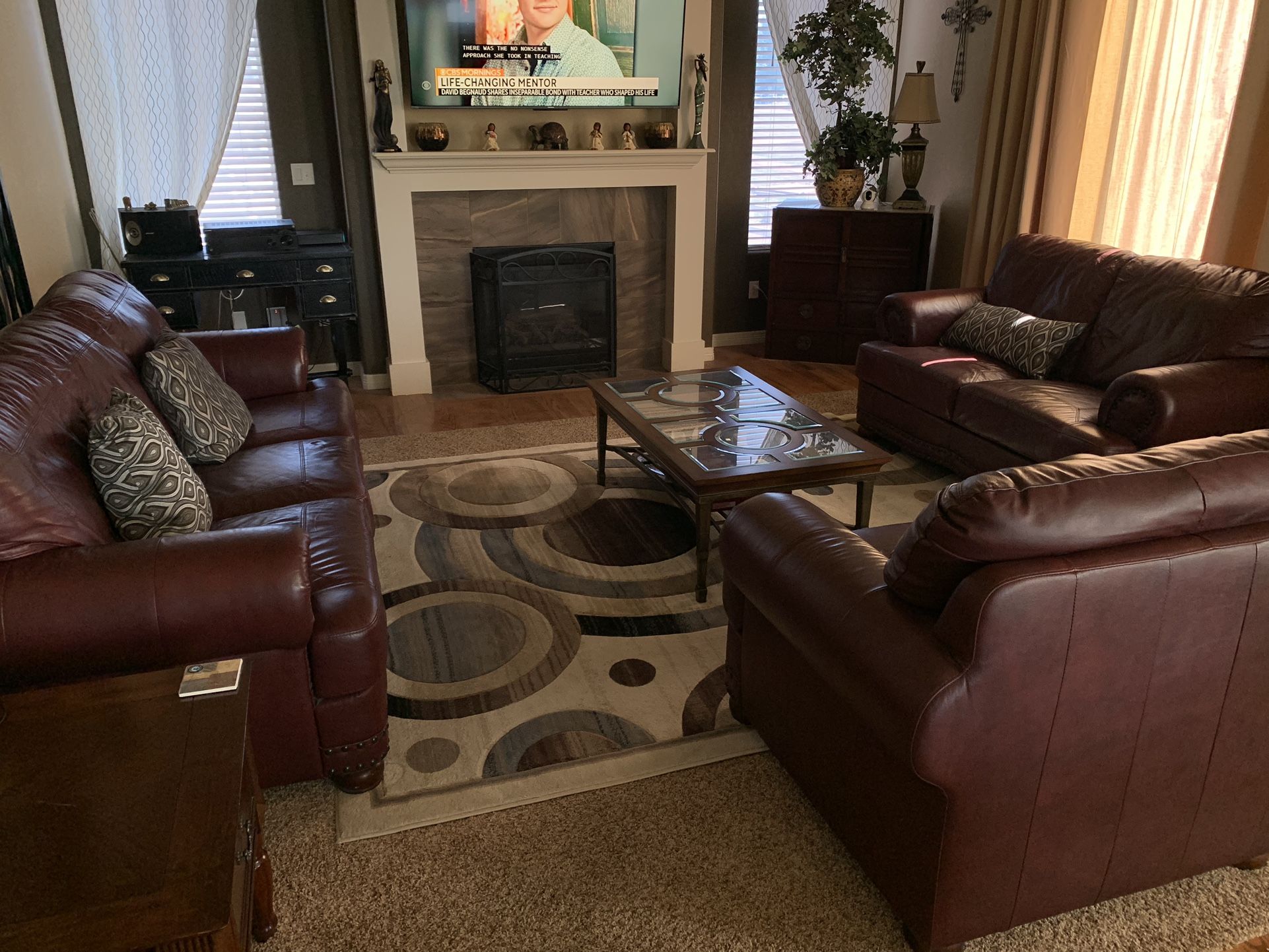 Living Room Set (Leather)