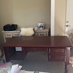 furniture.  desk .  dresser with mirror 