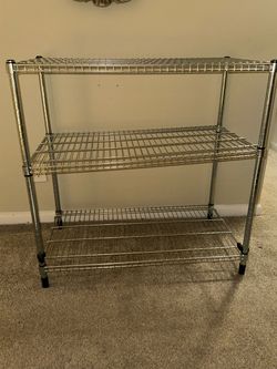 Heavy duty metal shelves W 20”x L 36”x36”H
