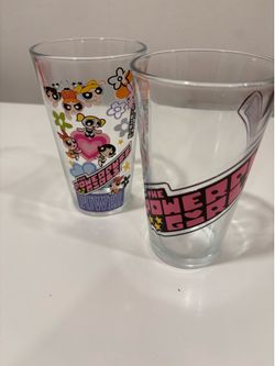 Powerpuff Girls Glass