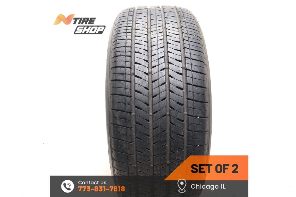 Set of 2 Used 9/32 235/50R18 97V Bridgestone Ecopia H/L 422 Plus