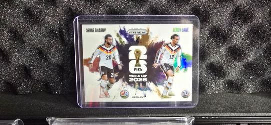 2026 Panini Prizm World Cup Leroy Sane/Serge Gnabry Color Blast Duals SSP