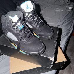 Jordan 5 aqua size 10