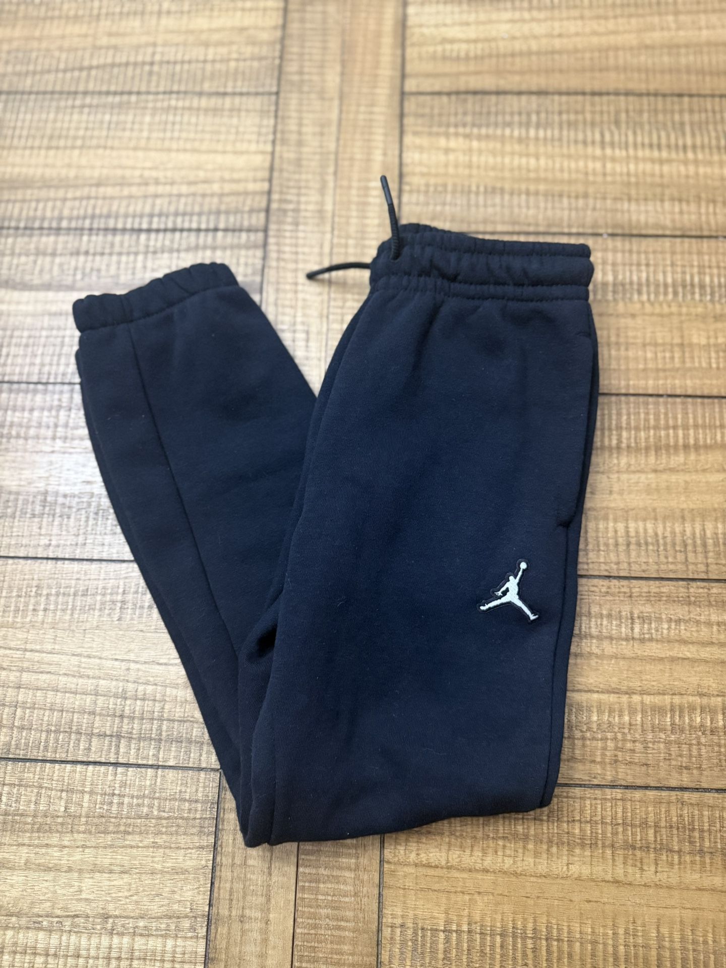 Air Jordan Boys’ Black Sweatpants, Size Small
