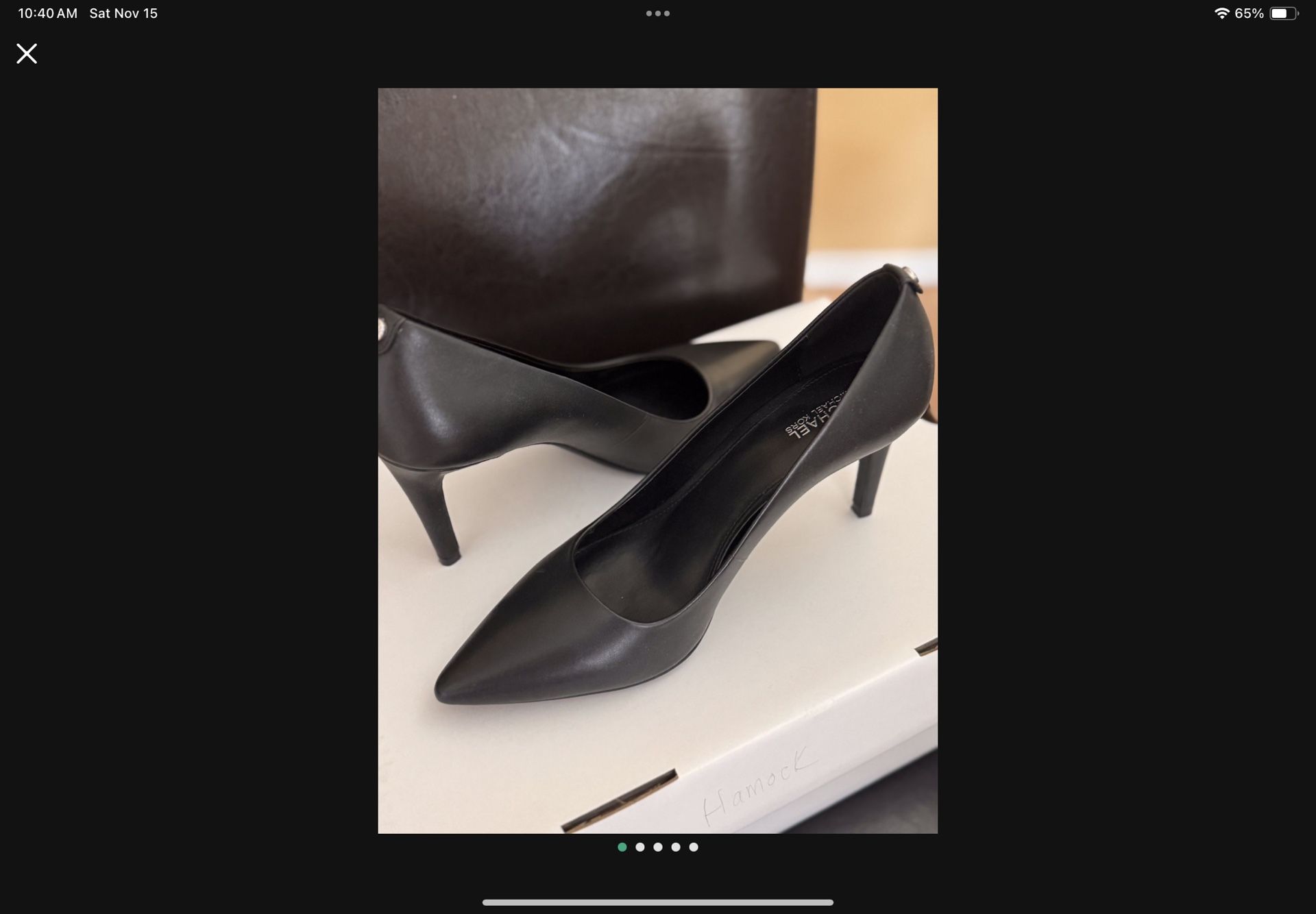 Michael Kors Leather Pumps 71/2