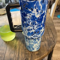 Brand new tall bottle, coffee mug