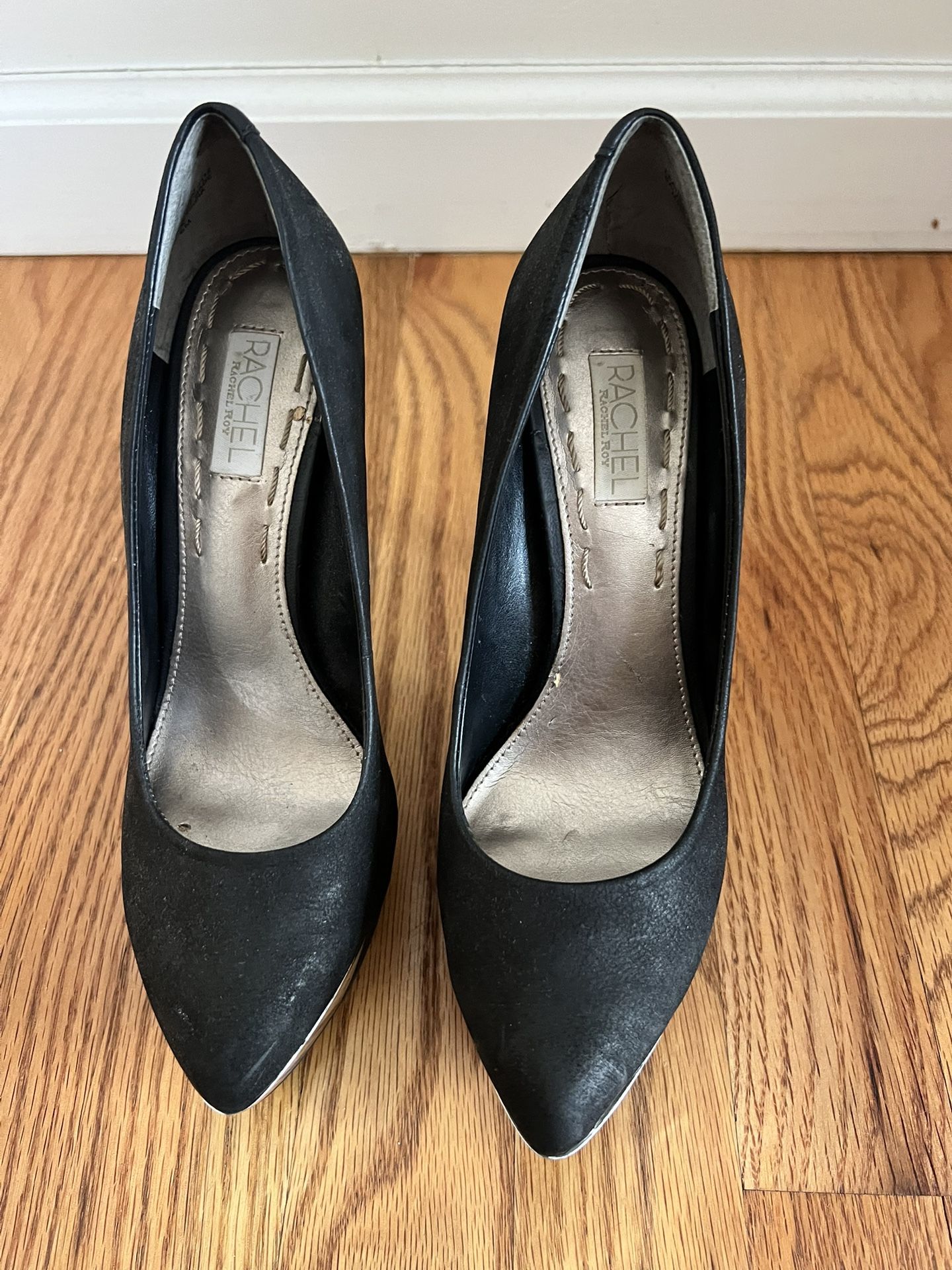 Rachel Roy Black Suede Heel