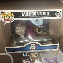 Tanjiro vs Rui Funko Pop