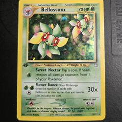 Bellosom Neo Genesis Holo First 1st Edition Pokemon Card 