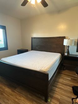California King Size Bed Set (Mattress not included)