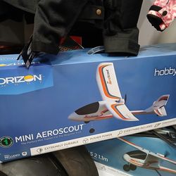 RC airplane for beginners including remote battery and a charger