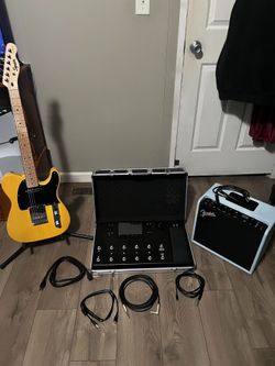 Ultimate Guitar Bundle | Helix LT • Squier Tele • Fender Mustang LT25 • Hard Case