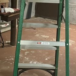 Ladder just over 6' Tall 73" Exactly 