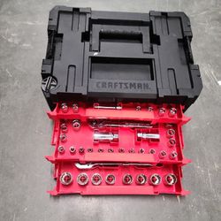 CRAFTSMAN VERSASTACK Mechanics Tool Set, 1/4 in, 3/8 in, and 1/2 in Drive, 230 Piece