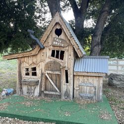 Kids Wooden Playhouse