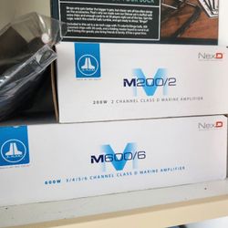 JL Audio M600/ And M200/ Amplifiers 