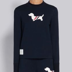 Thom Browne Classic Dog Logo Sweatshirt Size 0