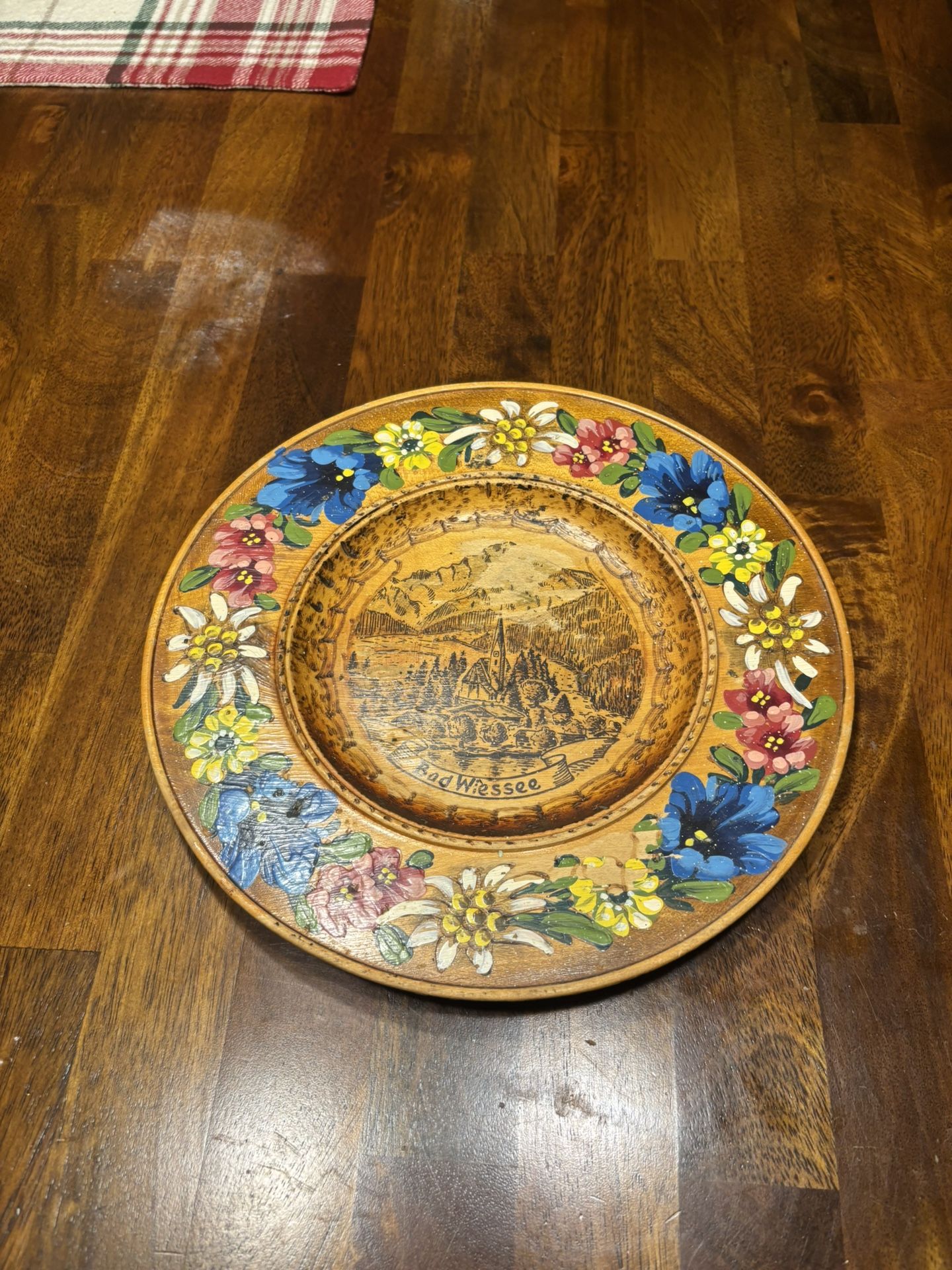 Hand Painted German Wall Plate