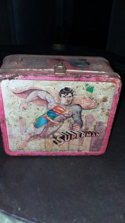 Antique Superman Lunchbox